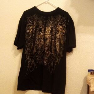 Black Graphic Women's Top